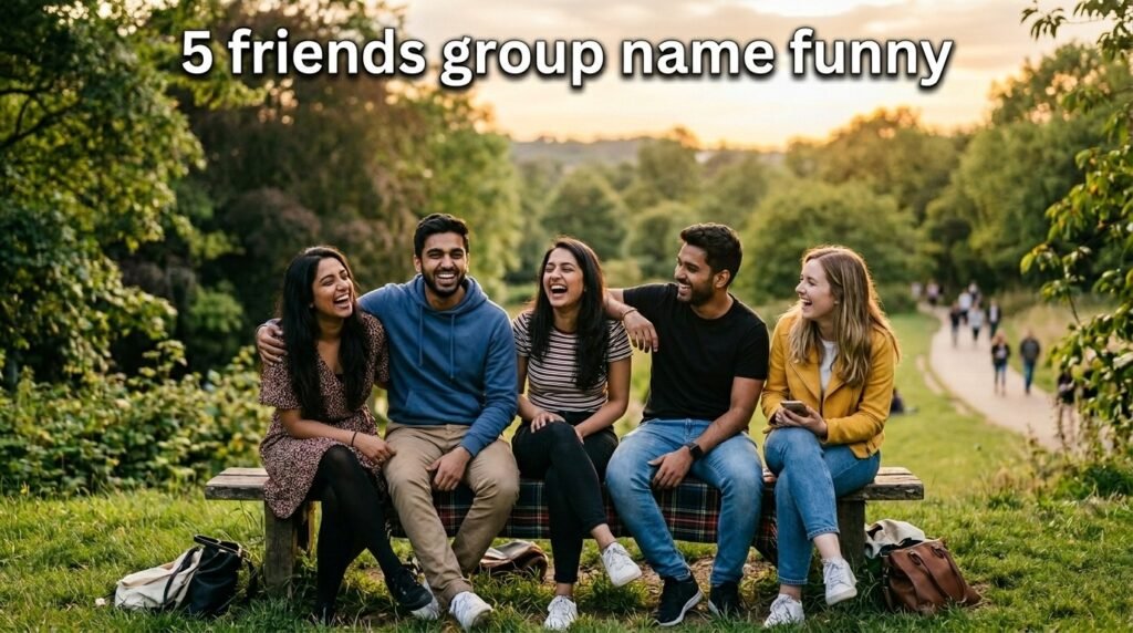 14. 5 friends group name funny