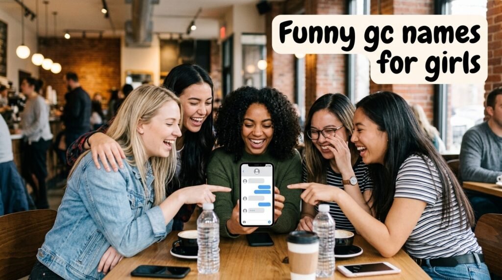 7. Funny GC names for girls