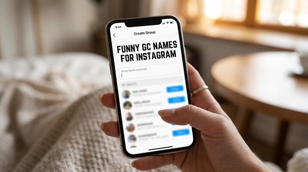 10. Funny gc names for Instagram