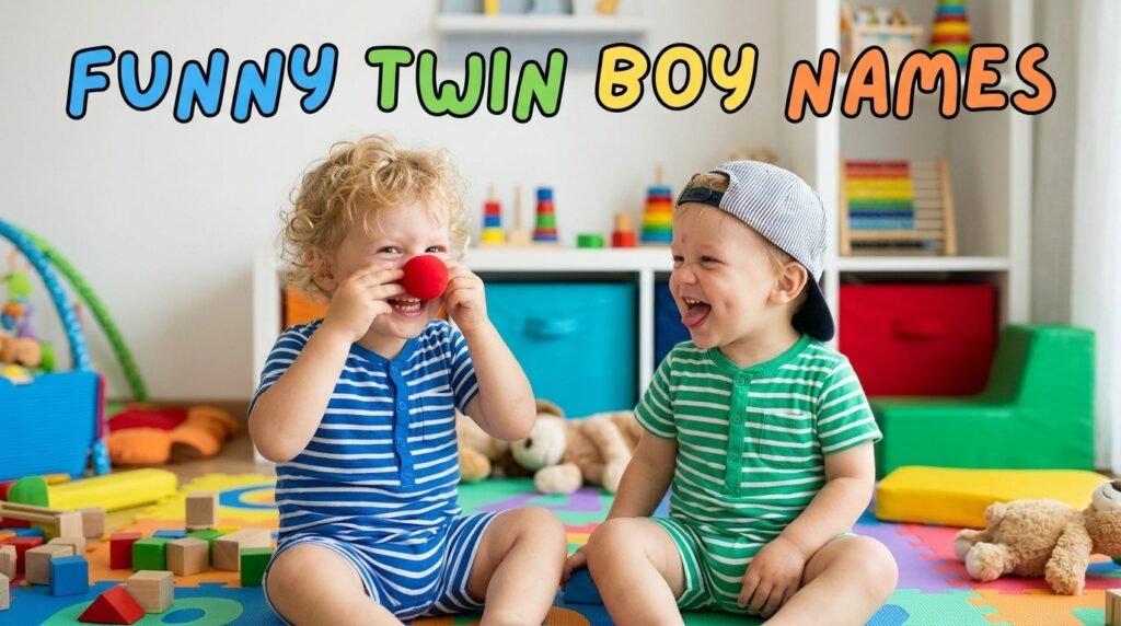 5. Funny twin boy names