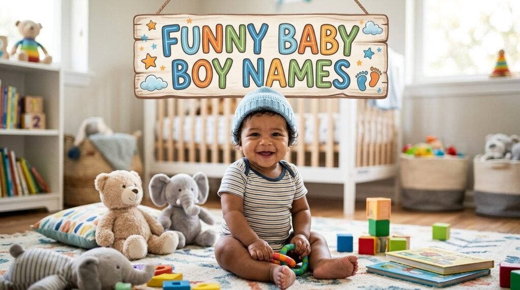 7. Funny baby boy names