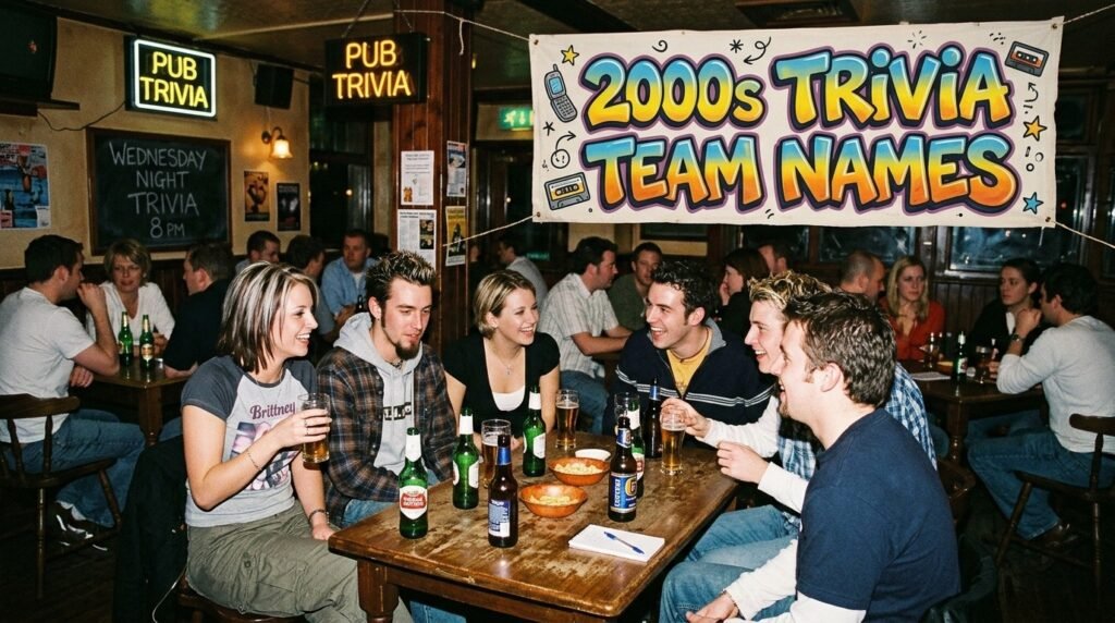 5. 2000s trivia team names funny