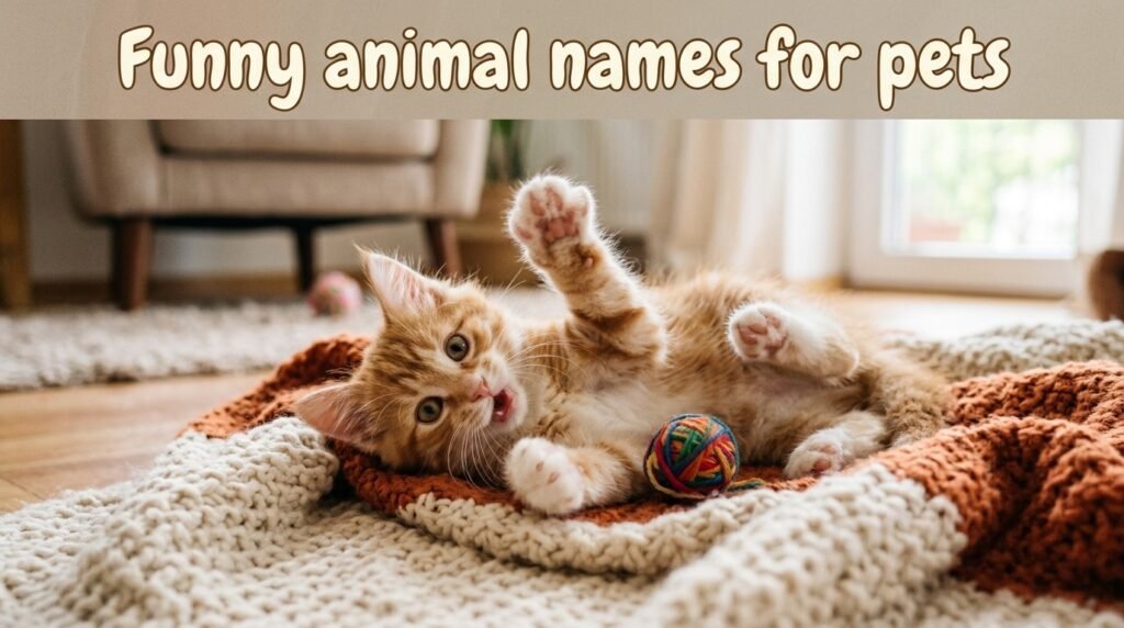 3. Funny animal names for pets