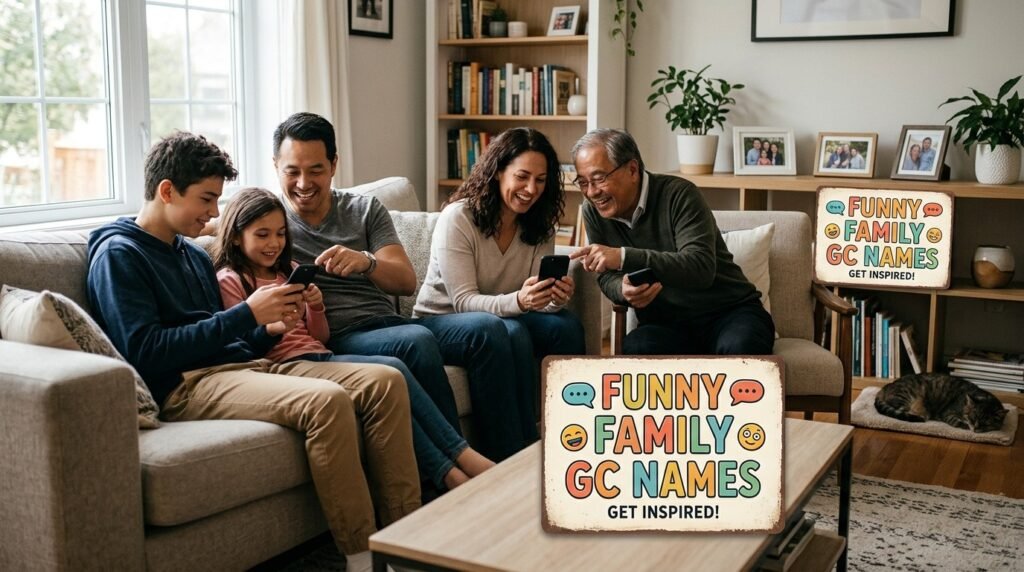 3. Funny family gc names