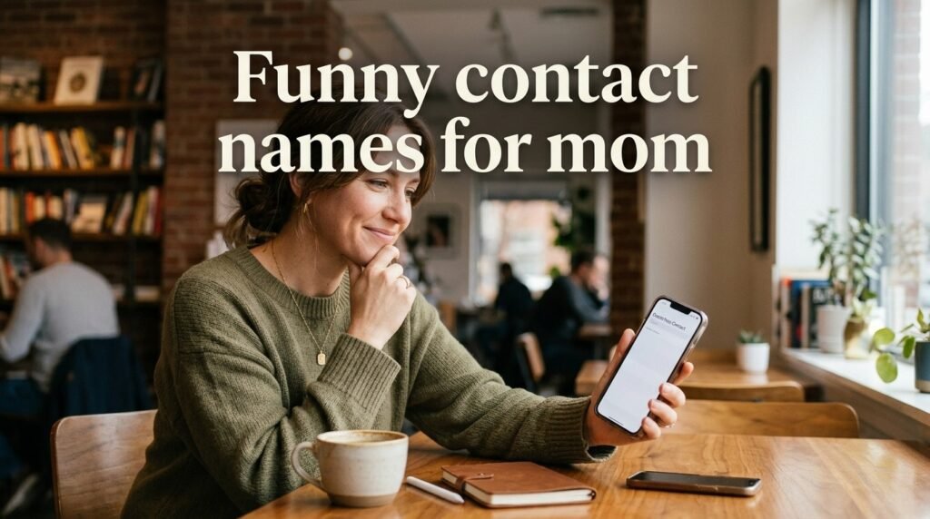 5. Funny contact names for mom