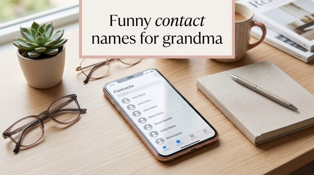 17. Funny contact names for grandma