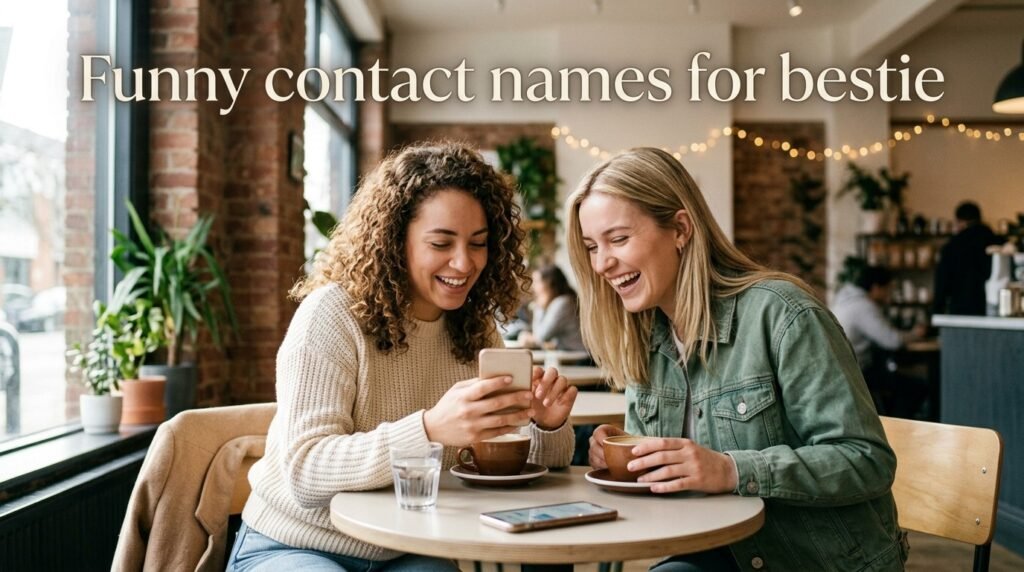 19. Funny contact names for bestie