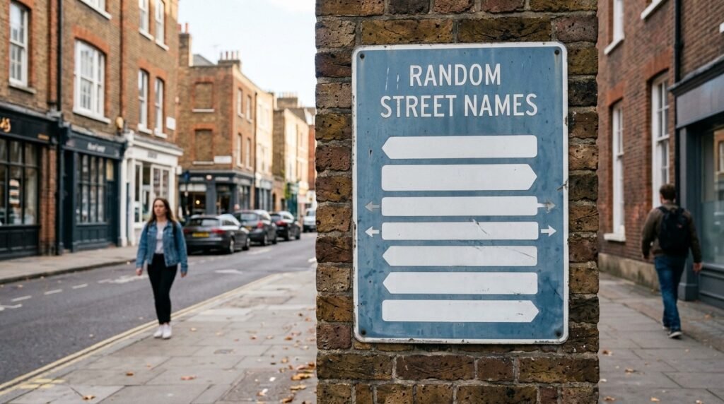 5. Random street names