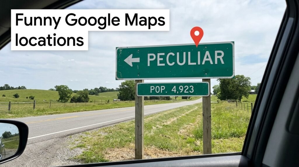 9. Funny Google Maps locations