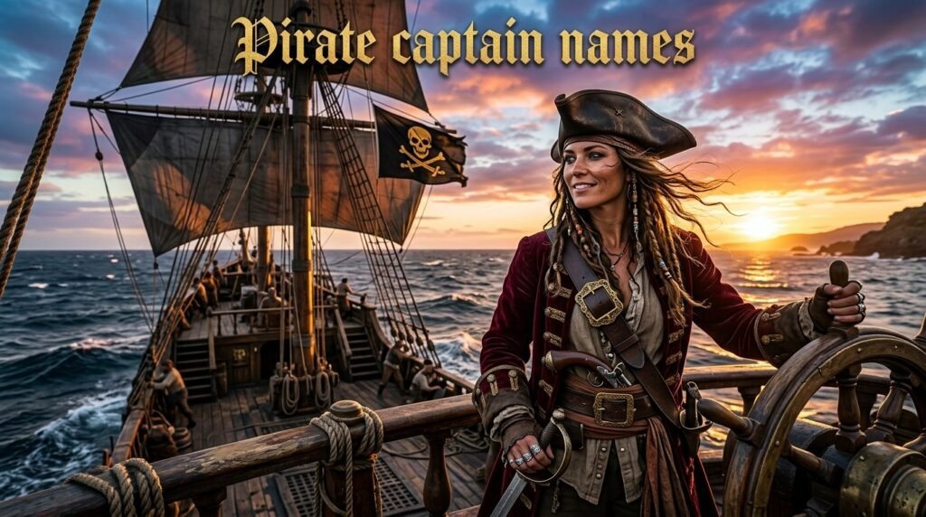 3. Pirate captain names
