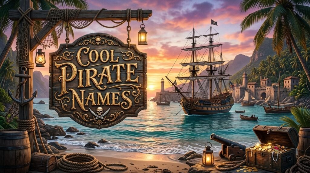 5. Cool pirate names