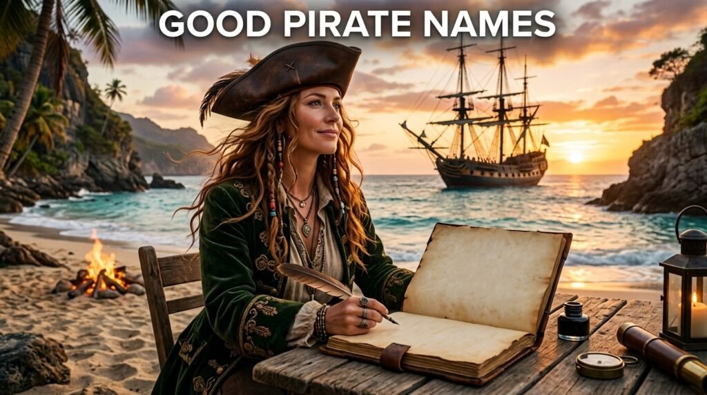 7. Good pirate names