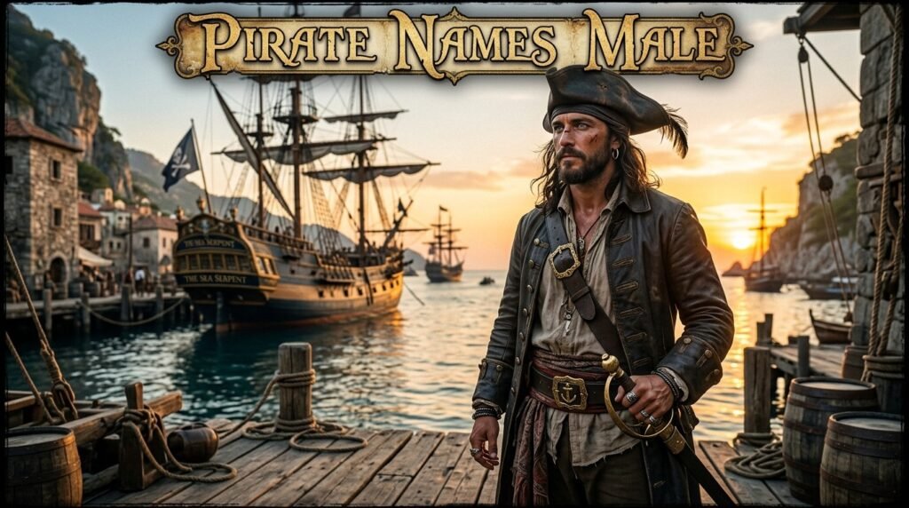8. Pirate names male