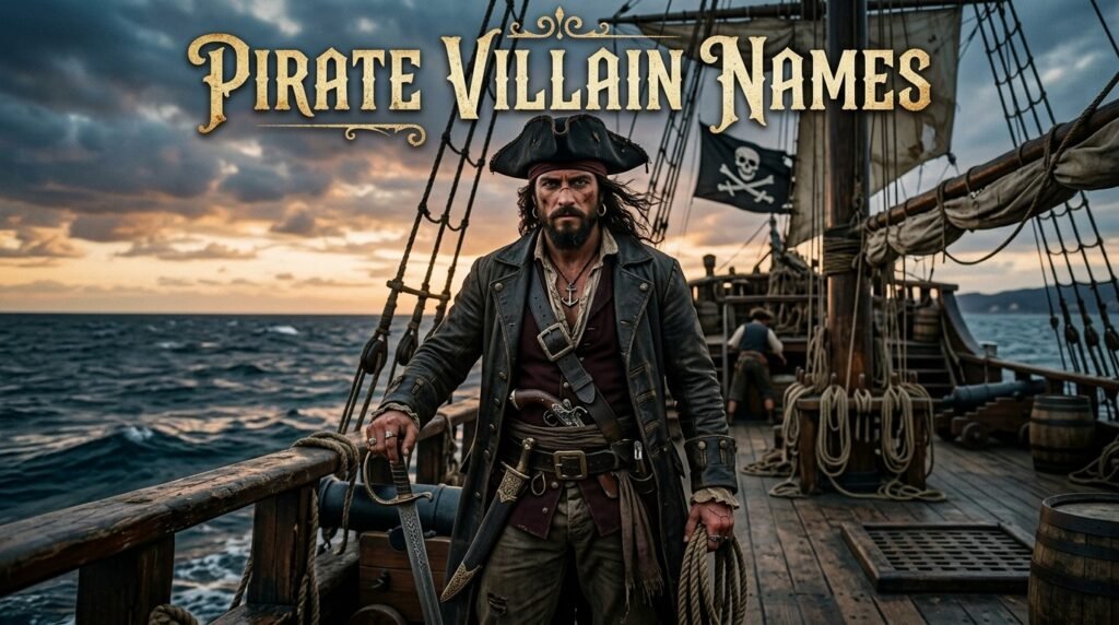 10. Pirate villain names