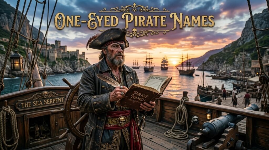 11. One-eyed pirate names