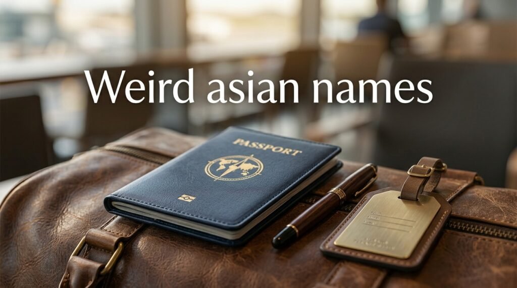 1. Weird asian names