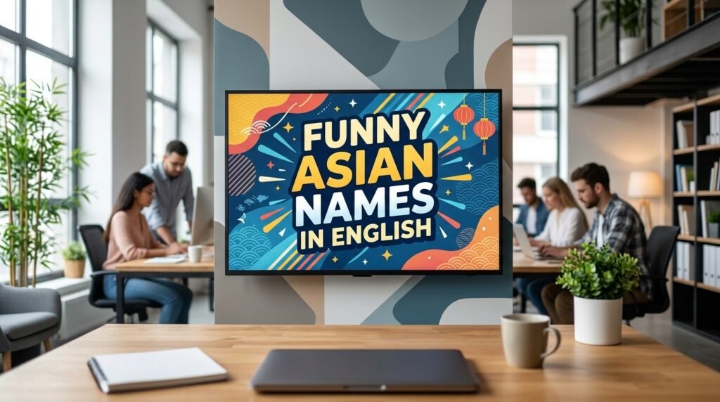 6. Funny asian names in english