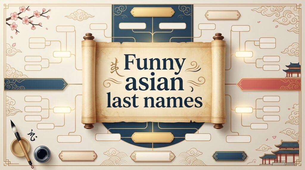 5. Funny asian last names