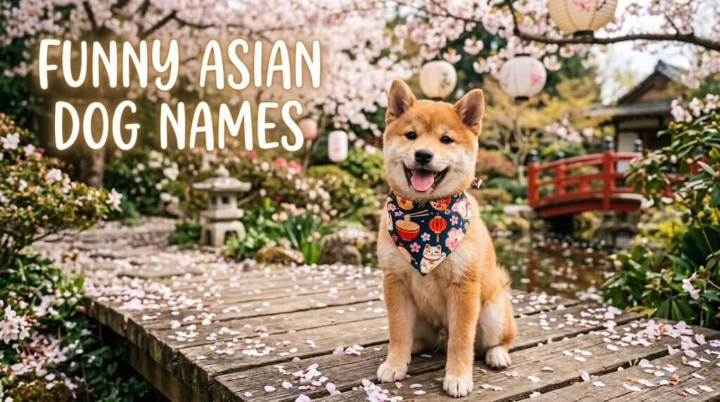 11. Funny asian dog names