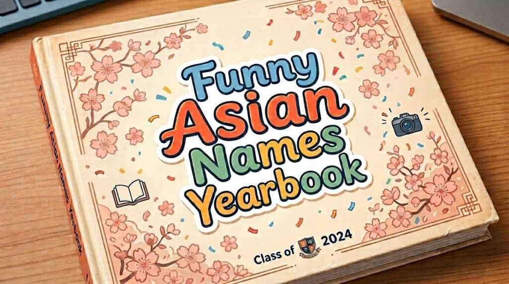 10. Funny asian names yearbook