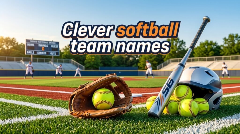 Clever softball team names