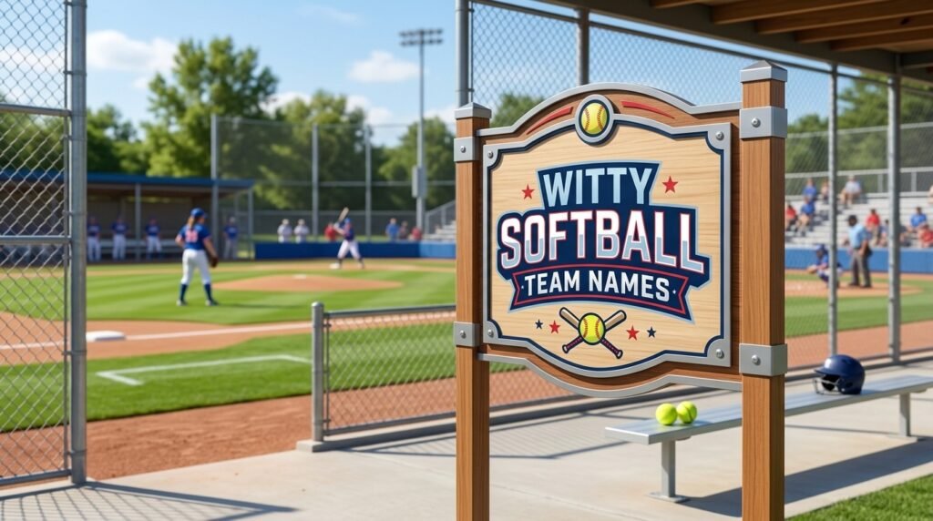 Witty softball team names