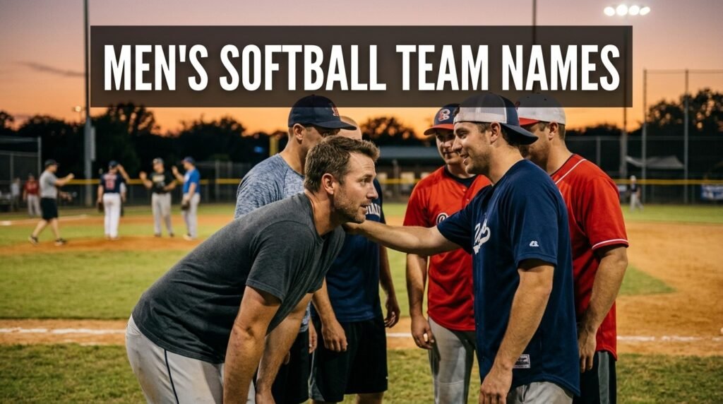 Men's softball team names