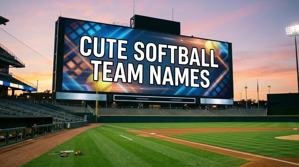Cute softball team names