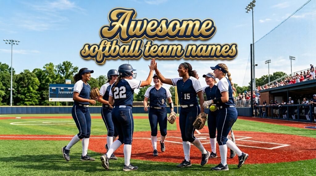 Awesome softball team names