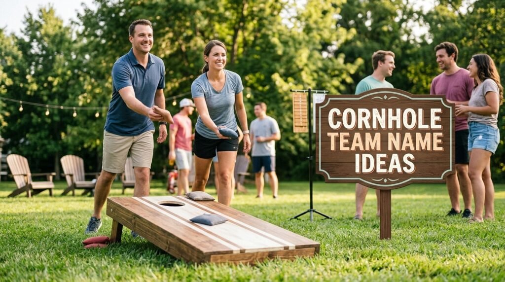2. Cornhole team name ideas