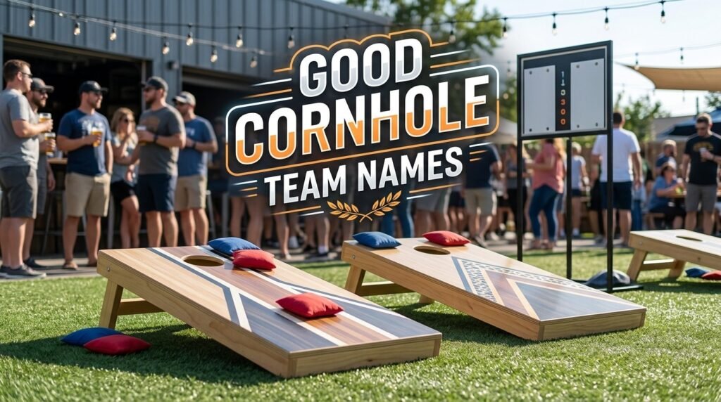 4. Good cornhole team names