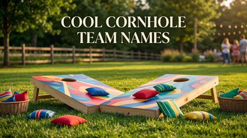 5. Cool cornhole team names