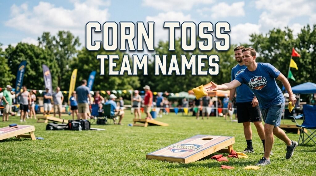 7. Corn toss team names