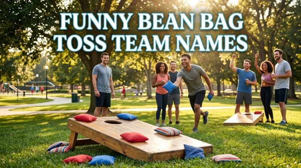 11. Funny bean bag toss team names