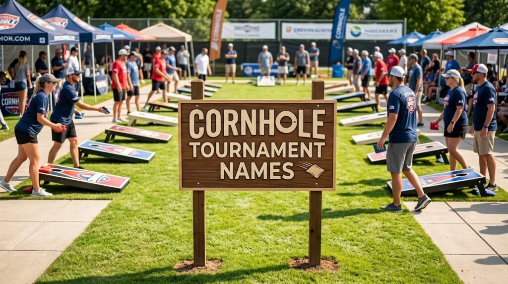 12. Cornhole tournament names