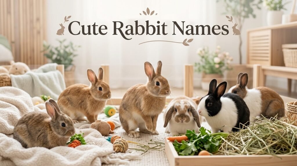 3. Cute rabbit names