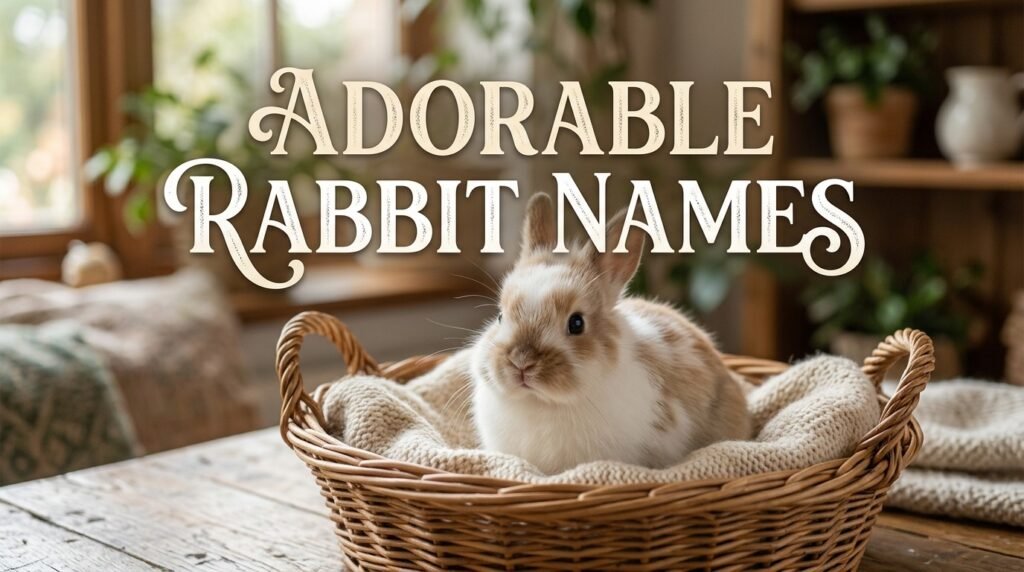 7. Adorable rabbit names