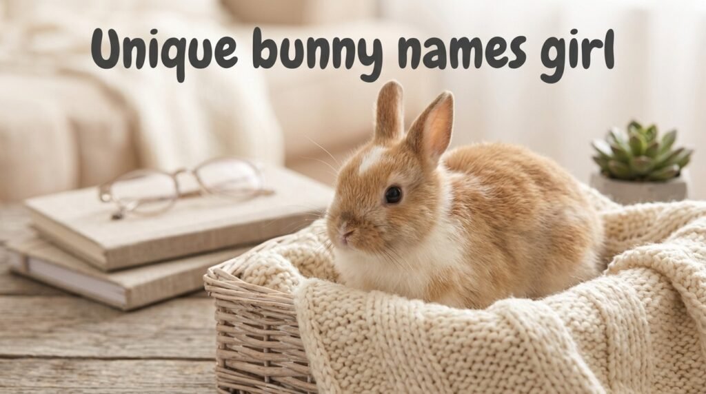 11. Unique bunny names girl