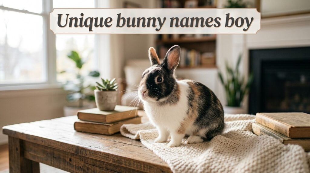 12. Unique bunny names boy