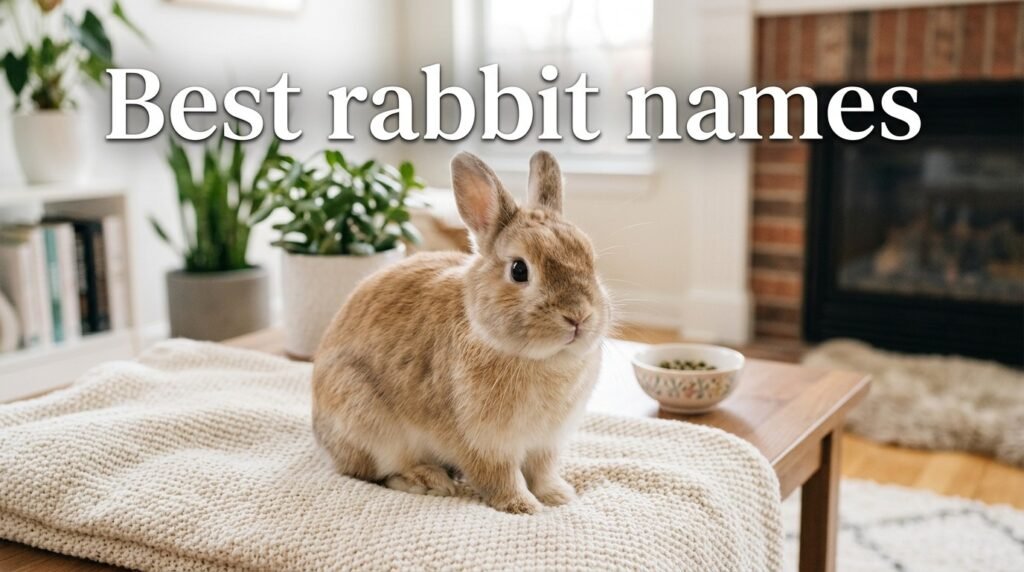 14. Best rabbit names