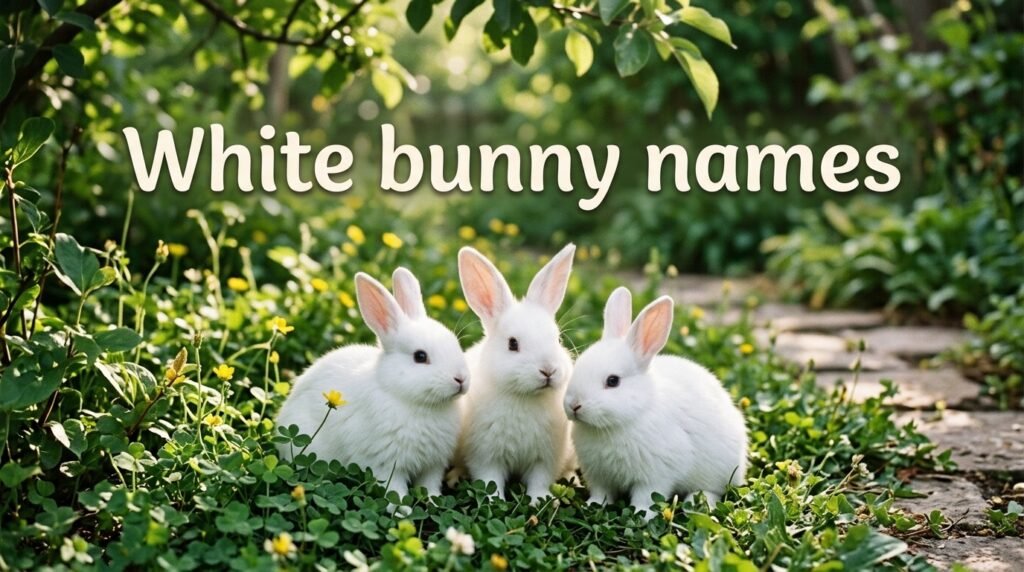 15. White bunny names