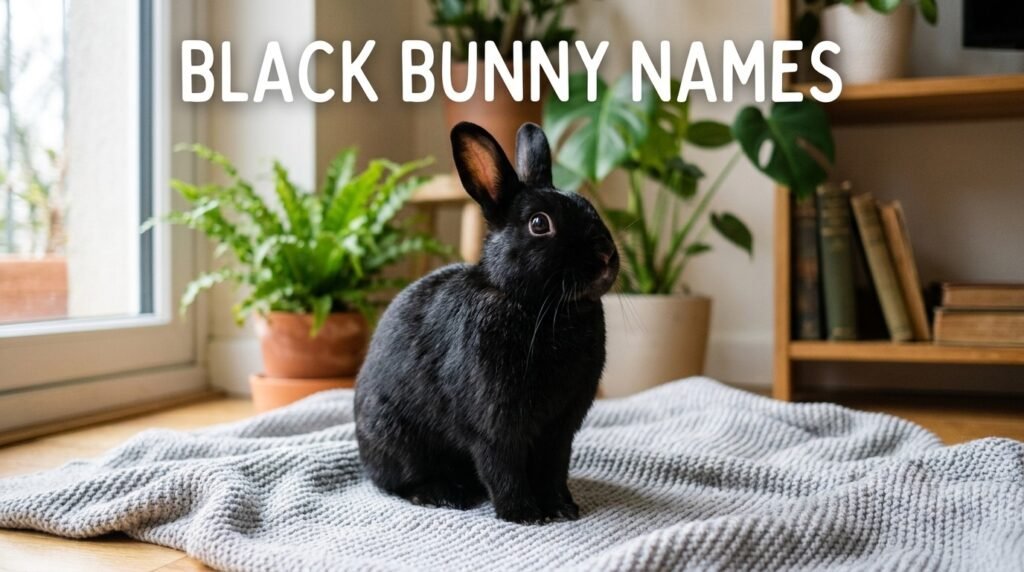 16. Black bunny names