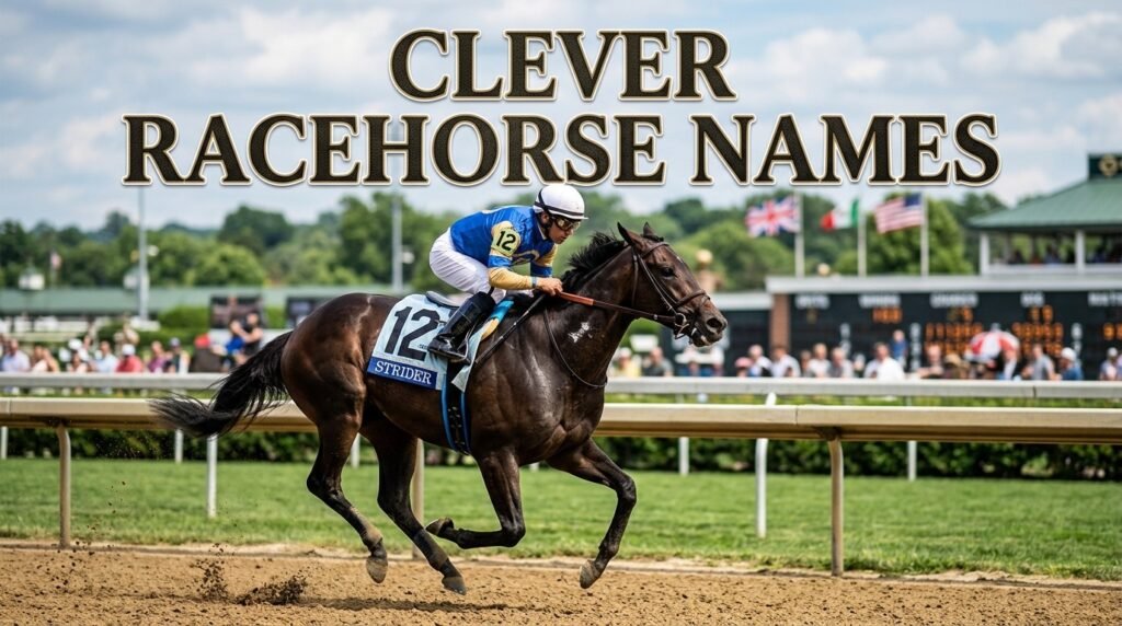 3. Clever racehorse names