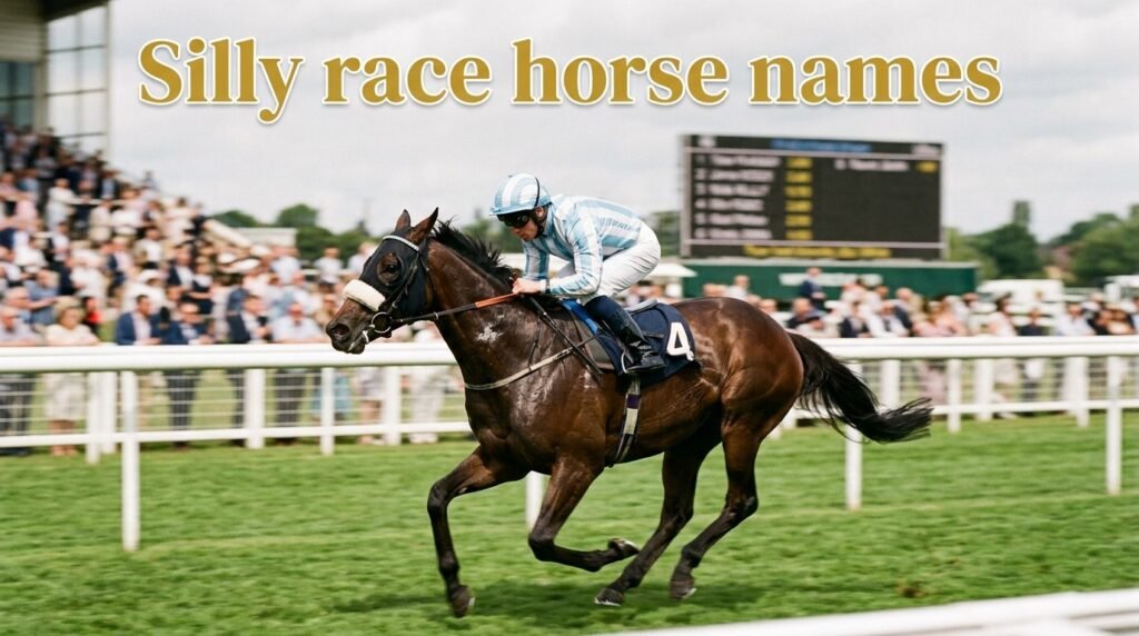 4. Silly race horse names