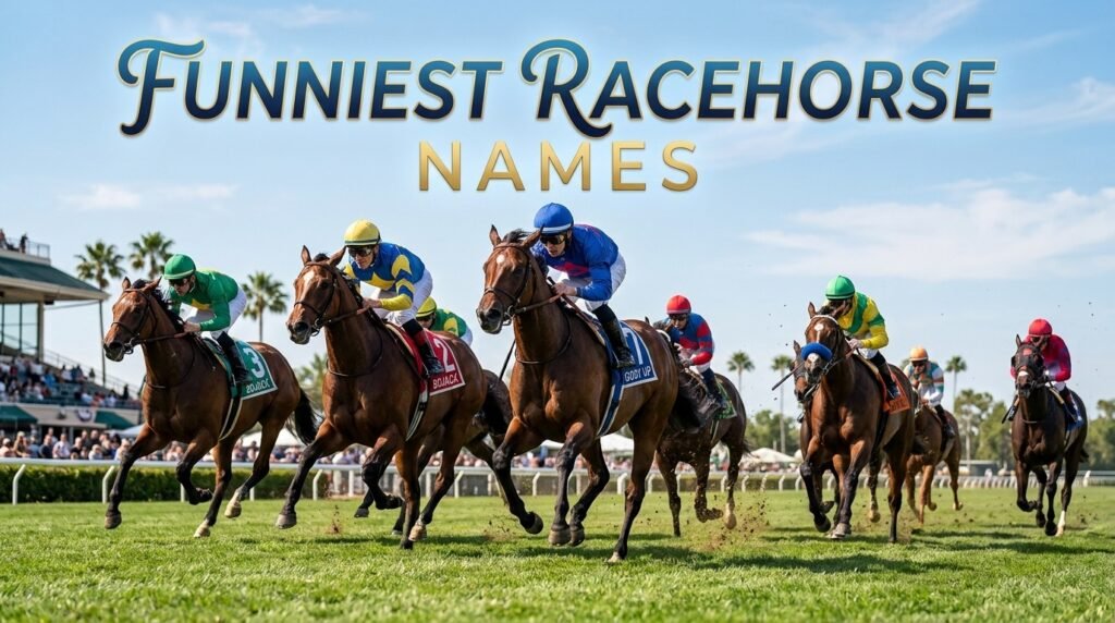 1. Funniest racehorse names