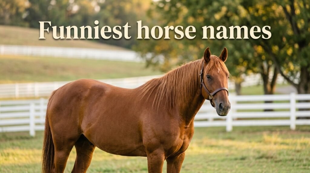 5. Funniest horse names
