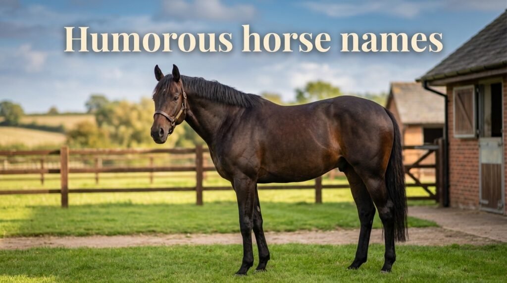 7. Humorous horse names