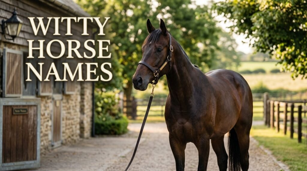 9. Witty horse names