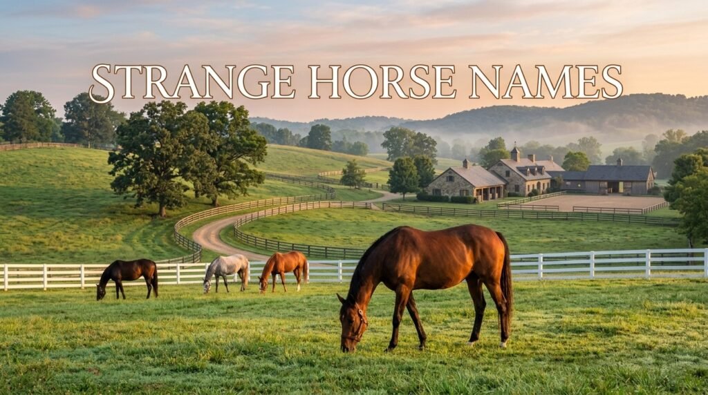11. Strange horse names