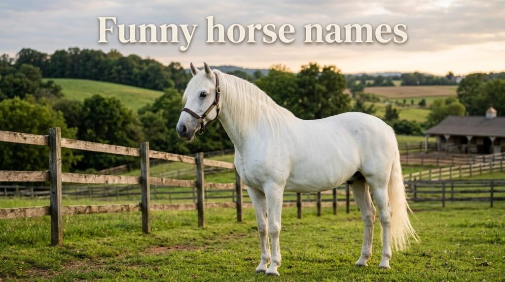 10. Funny horse names